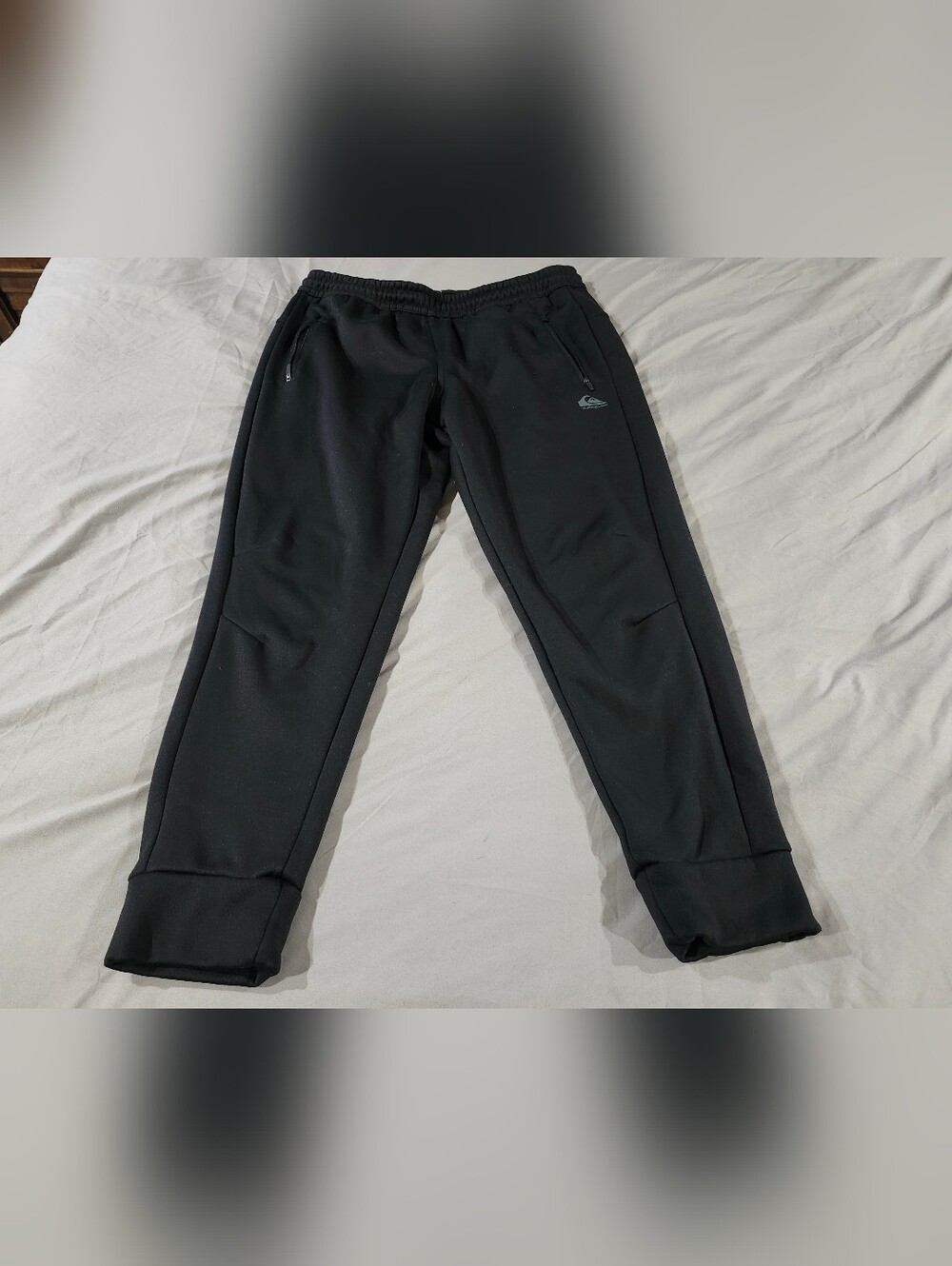 Quiksilver Black Athletic Jogger Pants Size Large